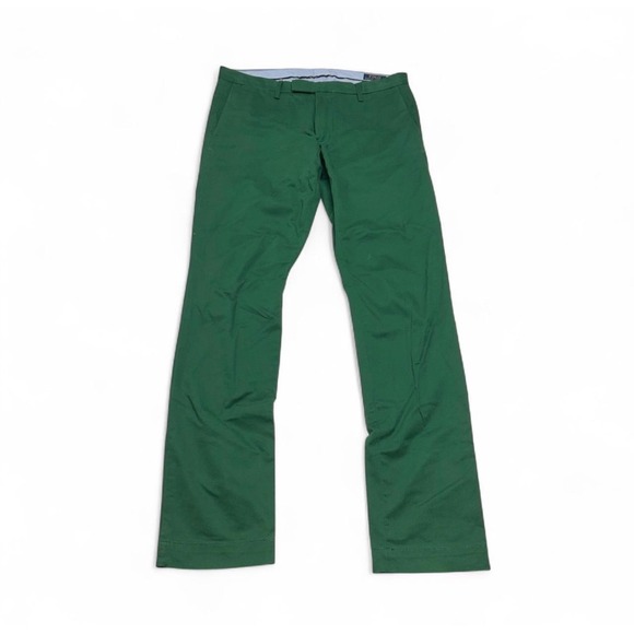 Polo Ralph Lauren Other - Polo Ralph Lauren Mens Slim Stretch Chinos Green Cotton Trousers 32x34